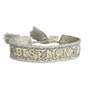 RETAIL $25 Kinsley Armelle Mama Collection Braided Best Mom Bracelet*NEW